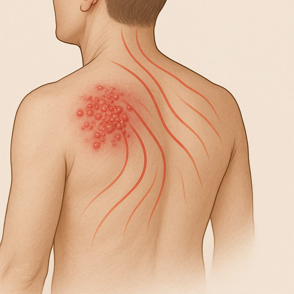 Herpes zoster & Post herpetic Neuralgia. icon